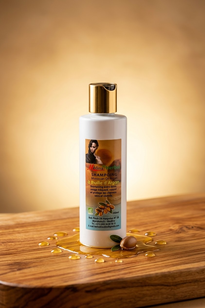 SHAMPOING À L’HUILE D’ARGAN